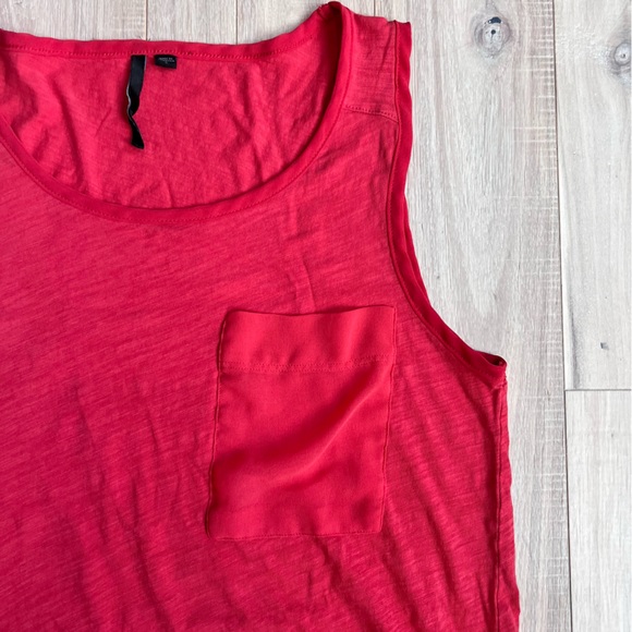 Calvin Klein Jeans sleeveless tank top red/ Orange size small - Picture 2 of 7